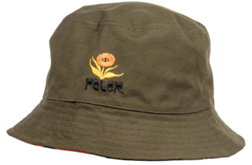 Image of Poler Reversible Vibes Brand Bucket Hat, Orchid Floral Forest, One Size, 221ACU7102-ORFLFOREST-O/S