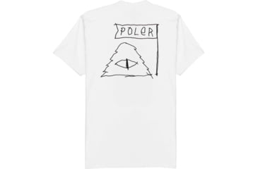 Image of Poler Scribble T-Shirt, Small, White, 223APM2002-White-S