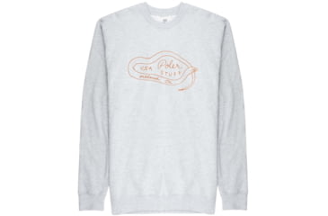 Image of Poler Snaked Crew, Small, Gray Heather, 214APM2503-Gray Heather-S