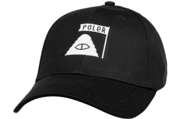 Image of Poler Summit Dad Hat, Black, One Size, 223ACU7801-Black-O/S