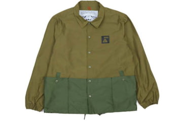 Image of Poler Summit Pocket Coach Jacket, Extra Large, Olive, 55200201-Olive-XL