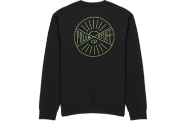 Image of Poler Sunray Crew, Small, Black, 221APM2502-Black-S