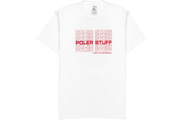 Image of Poler T.Hanks T-Shirt, Large, White, 223APM2008-White-L