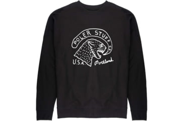 Image of Poler Tiger Crew, 2XL, Black, 214APM2501-Black-XXL