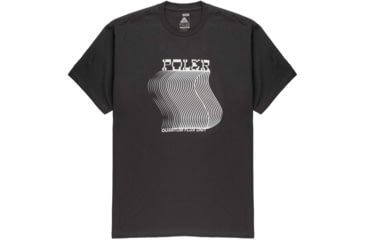 Image of Poler Time Warped T-Shirt, Medium, Graphite Black, 213APM2009-Graphite Black-M