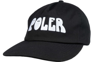 Image of Poler Title Hat, Black, One Size, 222ACU7020-Black-O/S