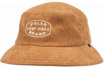Image of Poler Vibes Brand Bucket Hat, Brown, One Size, 212ACU7101-Brown-O/S