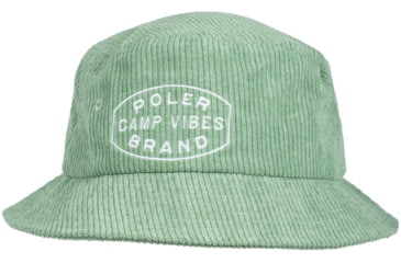Image of Poler Vibes Brand Bucket Hat, FOREST SERVICE GREEN, One Size, 223ACU7101-FSGREEN-O/S
