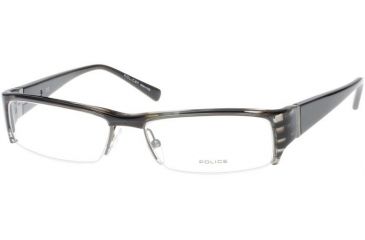 Image of Police 1551 Eyeglass Frame, Black