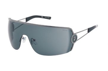 Image of Police 8417 Sunglasses with Gunmetal Frame, Gradient Grey Lenses 8417-568
