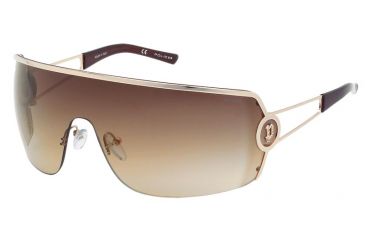 Image of Police 8417 Sunglasses with Gold Frame, Gradient Brown Lenses 8417-300S