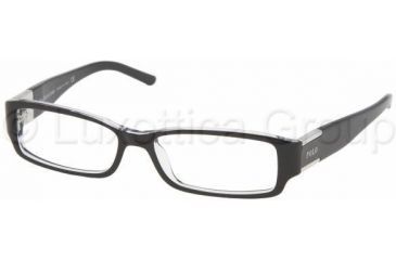Image of Polo Eyeglass Frames PH2025 5011-5315 - Top Black/Crystal 