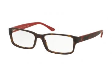 Image of Polo Eyeglass Frames PH2065 5601-56 - Matte Dark Havana Frame