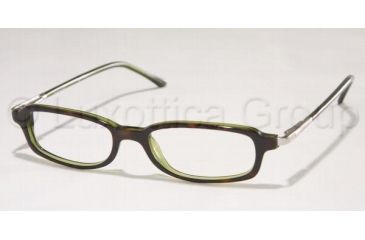 Image of Polo Eyeglasses PH2002 with No-Line Progressive Rx Prescription Lenses 5016-4916 - Top Havana/Green 