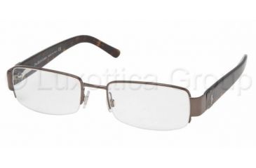 Image of Polo PH1037 SV Prescription Eyeglasses 9011 Brown Frame / 50 mm Prescription Lenses, 9011-5018, Select Frame Color / Lens Diameter 9011 Brown Frame / 50 mm Prescription Lenses
