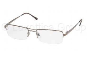 Image of Polo PH 1049 Eyeglasses Styles, 9015 Brown Frame w/Non-Rx 52 mm Diameter Lenses, 9015-5218