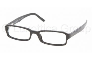 Image of Polo PH2024 SV Prescription Eyeglasses - Shiny Black Demo Lens Frame / 50 mm Prescription Lenses, 5001-5016