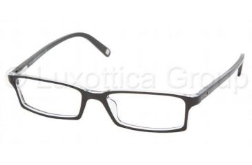 Image of Polo PH2036 Progressive Eyeglasses, Top Black/Crystal Frame / 52 mm Prescription Lenses, 5011 5217