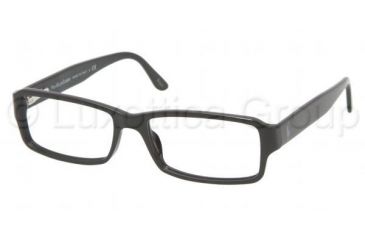 Image of Polo PH 2042 Eyeglasses, Shiny Black Frame w/Non Rx 55 mm Diameter Lenses, 5001 5516