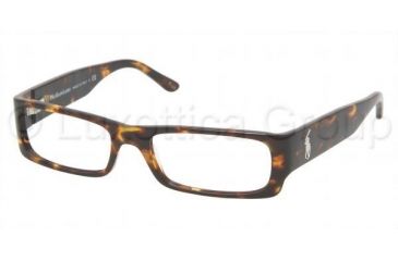 Image of Polo PH2055 SV Prescription Eyeglasses Light Tortoise Frame / 53 mm Prescription Lenses, 5134-5317