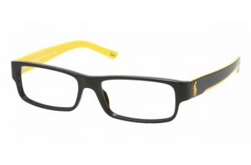 Image of Polo PH2058 SV Prescription Eyeglasses 5244 Black Frame / 52 mm Prescription Lenses, 5244-5215