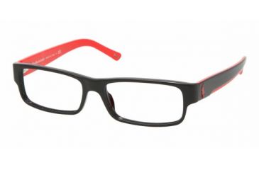 Image of Polo PH2058 SV Prescription Eyeglasses 5245 Black Frame / 52 mm Prescription Lenses, 5245-5215