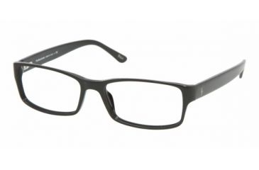 Image of Polo PH 2065 Eyeglasses Styles -  Shiny Black Frame w/Non-Rx 56 mm Diameter Lenses, 5001-5616