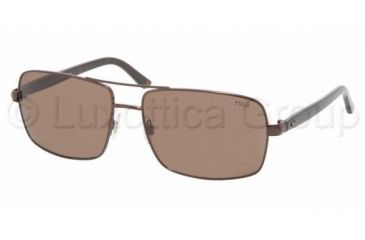Image of Polo PH 3040 Sunglasses, Matte Brown Frame / Brown Lenses, 901373 6116