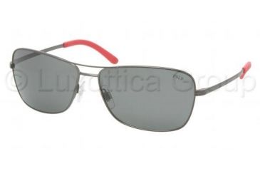 Image of Polo PH3044 Bifocal Sunglasses - Dark Gunmetal Frame / 62 mm Prescription Lenses, 912087-6215