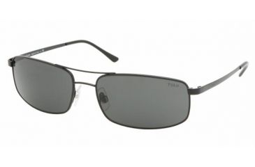 Image of Polo PH3051 Bifocal Sunglasses - Matte Black Gray Frame / 61 mm Prescription Lenses, 903887-6117