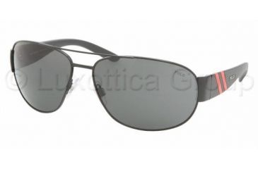 Image of Polo PH3052 Progressive Sunglasses - Shiny Black Frame / 65 mm Prescription Lenses, 900387-6515