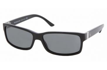 Image of Polo Prescription Sunglasses PH4038, Select Frame Color / Lens Diameter Shiny Black Frame / 59 mm Prescription Lenses