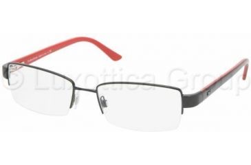 Image of Polo PH1097 Progressive Prescription Eyeglasses 9003-5318 - Shiny Black 