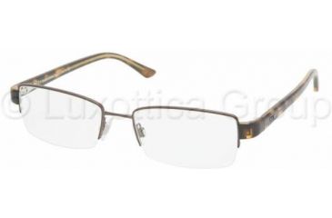 Image of Polo PH1097 Progressive Prescription Eyeglasses 9011-5318 - Brown 
