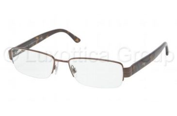 Image of Polo PH1115 Eyeglass Frames 9013-5217 - Brushed Brown Frame, Demo Lens Lenses