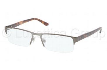 Image of Polo PH1123 Eyeglass Frames 9217-5417 - Brushed Gunmetal Frame, Demo Lens Lenses