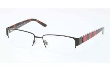 Image of Polo PH1140 Eyeglass Frames 9258-53 - Shiny Black Frame