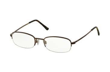 Image of Polo PH1142 Single Vision Prescription Eyeglasses 9013-49 - Shiny Brown Frame