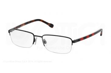 Image of Polo PH1146 Single Vision Prescription Eyeglasses 9258-53 - Shiny Black Frame