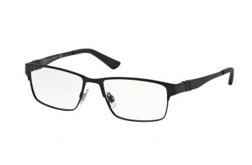 Image of Polo PH1147 Single Vision Prescription Eyeglasses 9303-54 - Matte Blue Frame