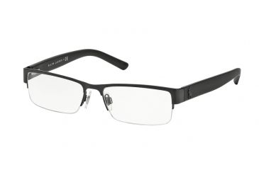Image of Polo PH1148 Eyeglass Frames 9038-54 - Matte Black Frame