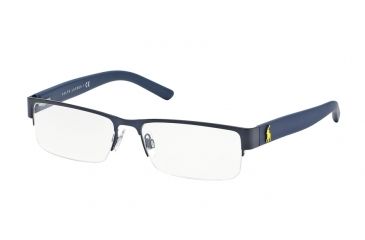 Image of Polo PH1148 Eyeglass Frames 9119-54 - Matte Blue Frame