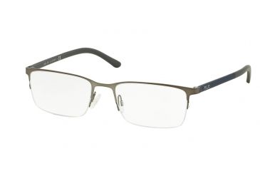 Image of Polo PH1150 Single Vision Prescription Eyeglasses 9278-53 - Matte Gunmetal Frame