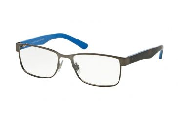 Image of Polo PH1157 Single Vision Prescription Eyeglasses 9050-53 - Mat Gunmetal Frame