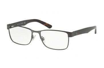 Image of Polo PH1157 Single Vision Prescription Eyeglasses 9157-53 - Matte Dark Gunmetal Frame
