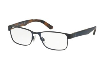 Image of Polo PH1157 Single Vision Prescription Eyeglasses 9303-53 - Matte Navy Blue Frame