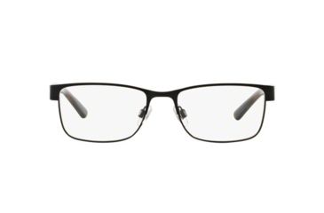Image of Polo PH1157 Single Vision Prescription Eyeglasses, 57mm, Matte Black, PH1157-9038-57-SV