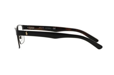 Image of Polo PH1157 Single Vision Prescription Eyeglasses, 57mm, Matte Black, PH1157-9038-57-SV