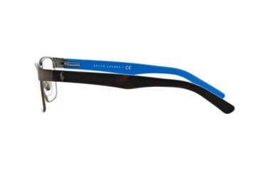 Image of Polo PH1157 Single Vision Prescription Eyeglasses, 57mm, Mat Gunmetal, PH1157-9050-57-SV