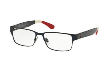 Image of Polo PH1160 Eyeglass Frames 9305-54 - Matte Navy Blue Frame